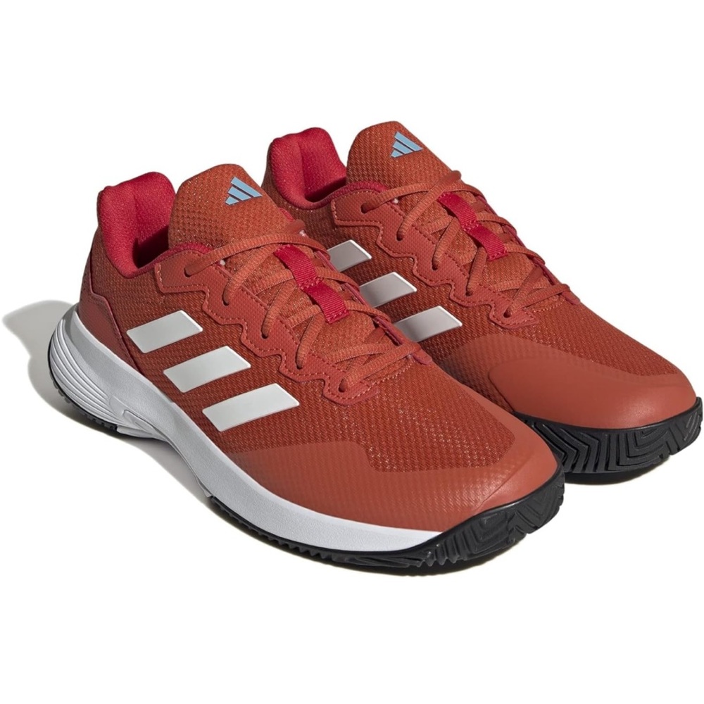 NWT adidas Men's Gamecourt 2 Tennis Shoe - Size 10.5 - Red/White